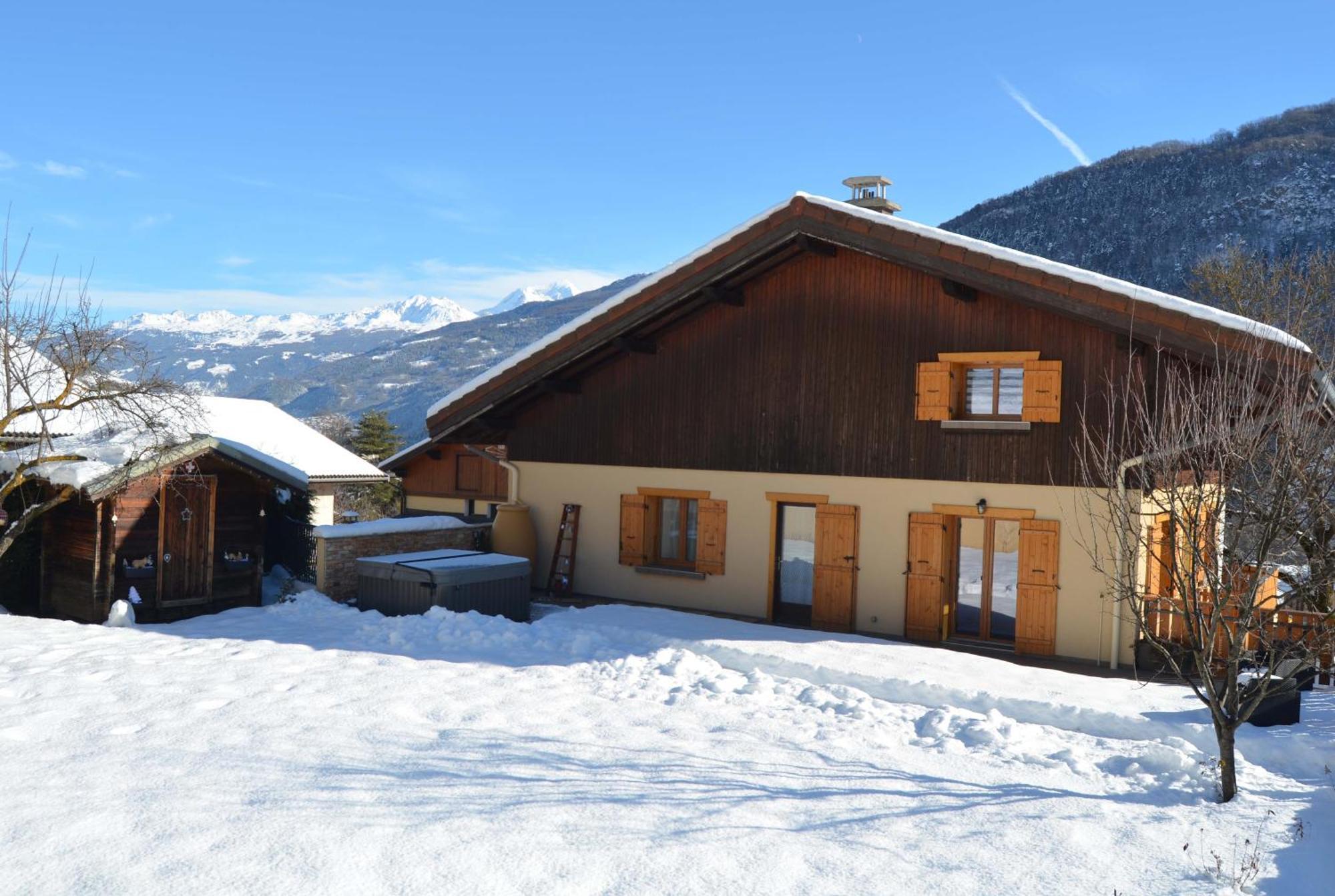 Chalet Avec Jacuzzi, Billard, Jardin Clos, Proche Paradiski ラ・プラーニュ エクステリア 写真